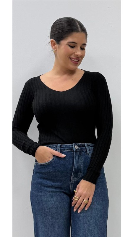 JERSEY CANALE EVITA NEGRO