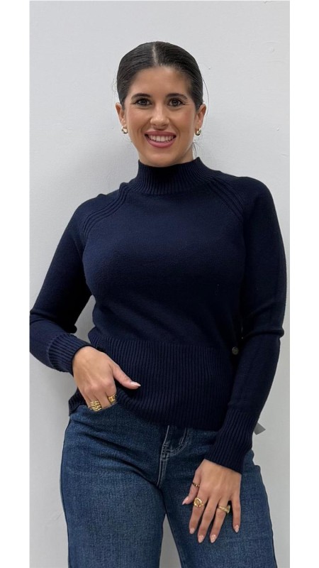 JERSEY BOTONES MARINO