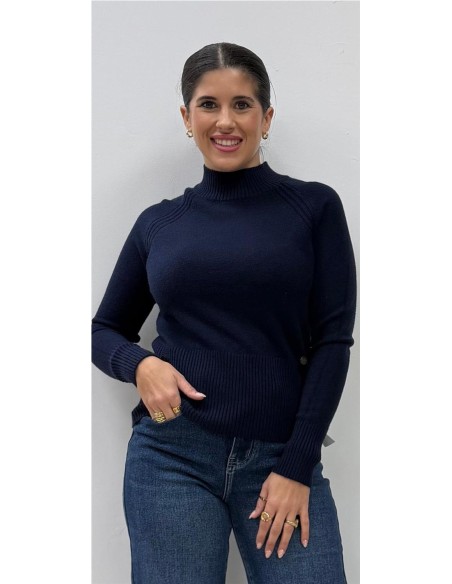 JERSEY BOTONES MARINO