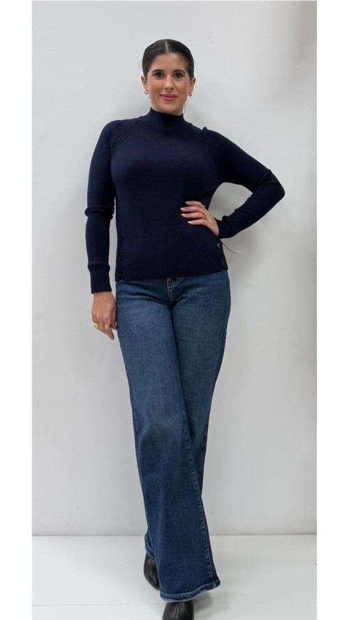 JERSEY BOTONES MARINO