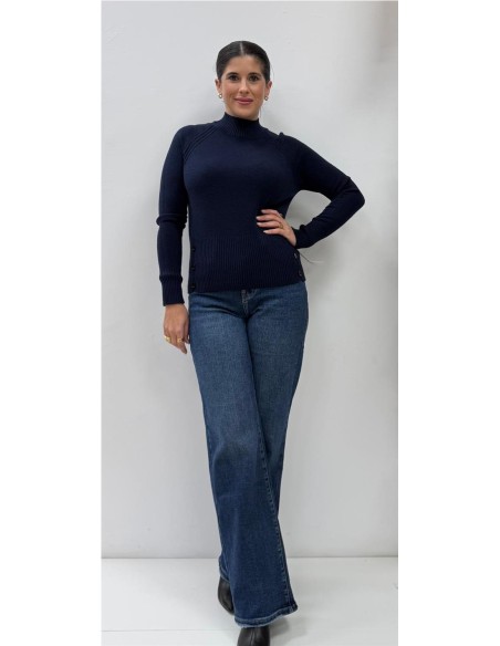 JERSEY BOTONES MARINO