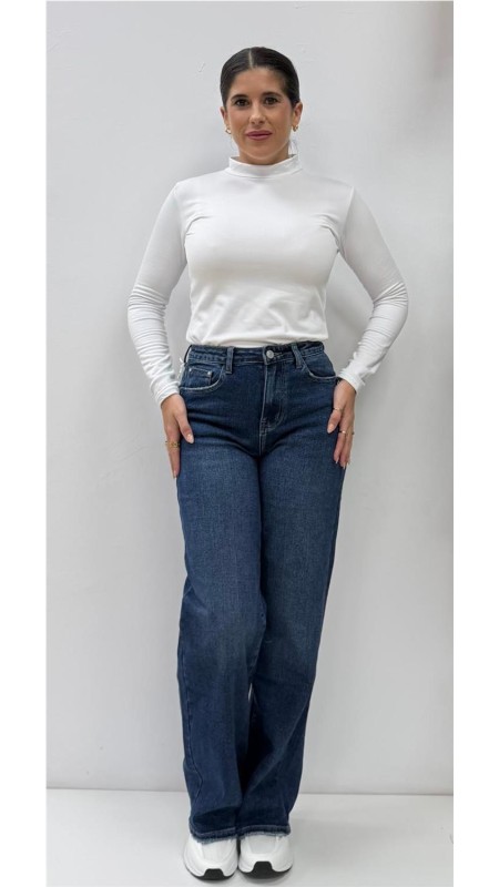 CAMISETA TERMICA CUELLO ALTO BLANCO 2