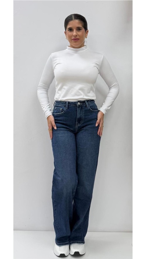 CAMISETA TERMICA CUELLO ALTO BLANCO