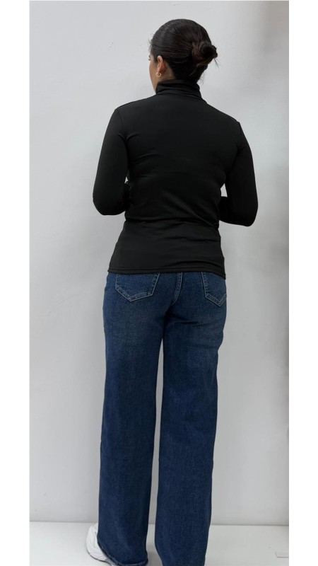 CAMISETA TERMICA DOBLE CUELLO NEGRO 2