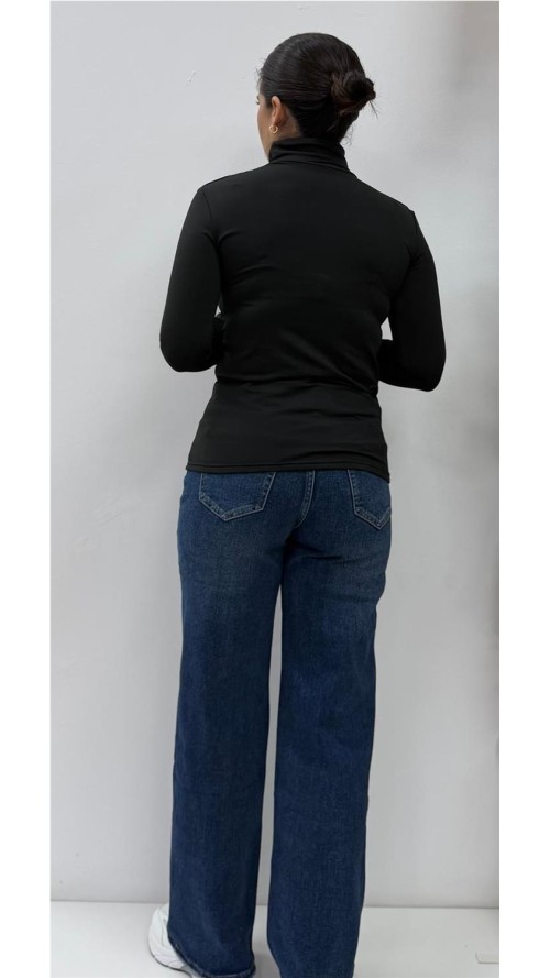 CAMISETA TERMICA DOBLE CUELLO NEGRO