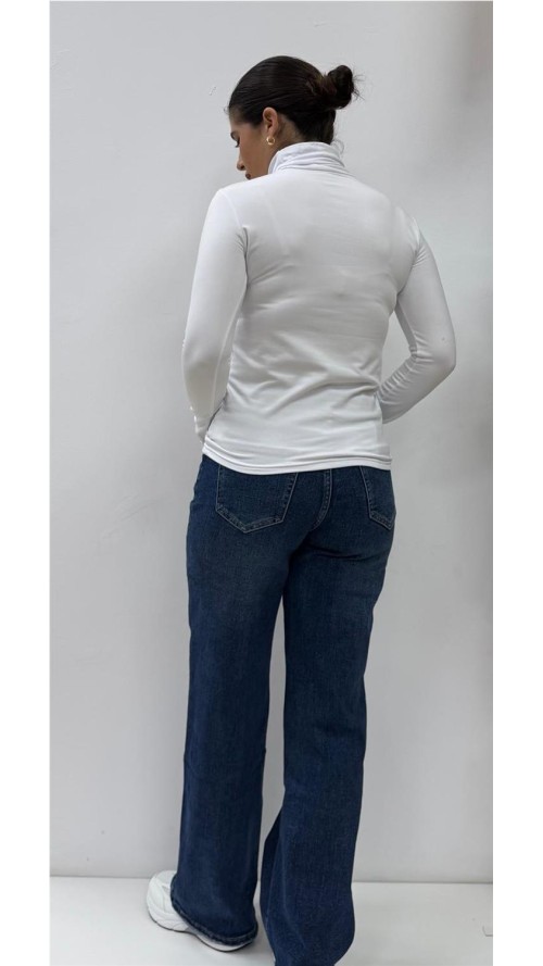 CAMISETA TERMICA DOBLE CUELLO BLANCO