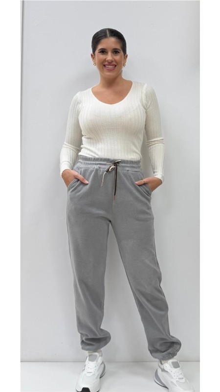 PANTALON PUÑO GRIS
