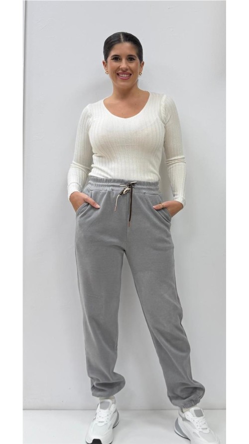 PANTALON PUÑO GRIS