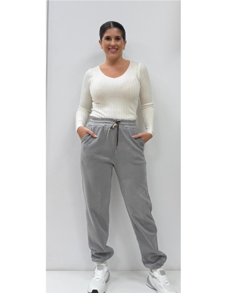 PANTALON PUÑO GRIS