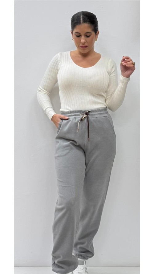 PANTALON PUÑO GRIS