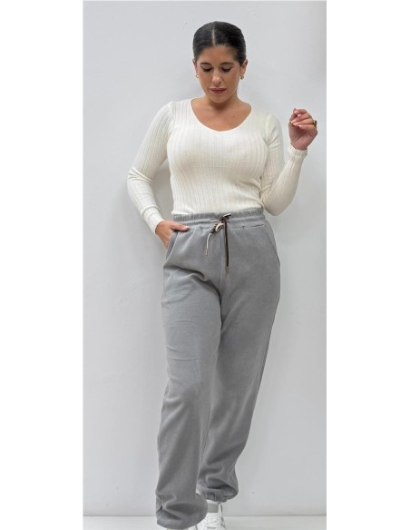 PANTALON PUÑO GRIS