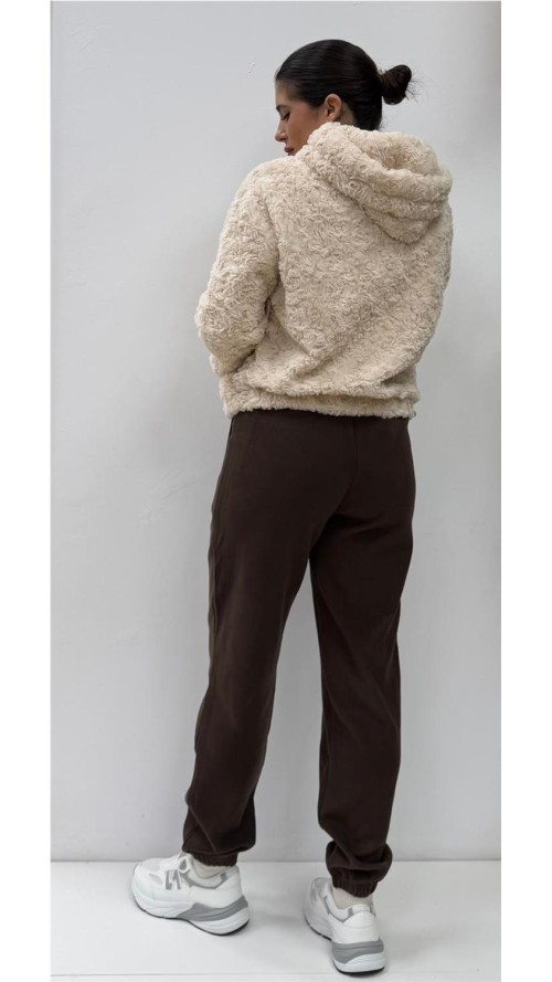 SUDADERA PELO BEIG