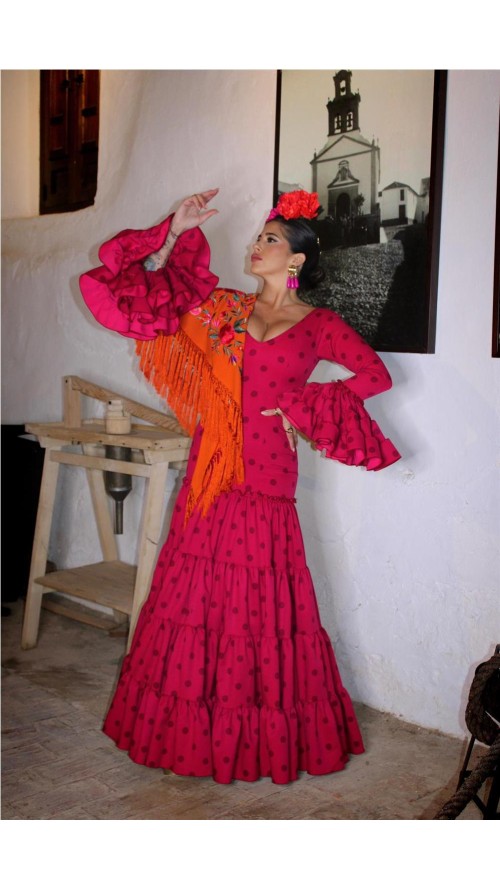 VESTIDO DE FLAMENCA SARAY BUGANVILLA