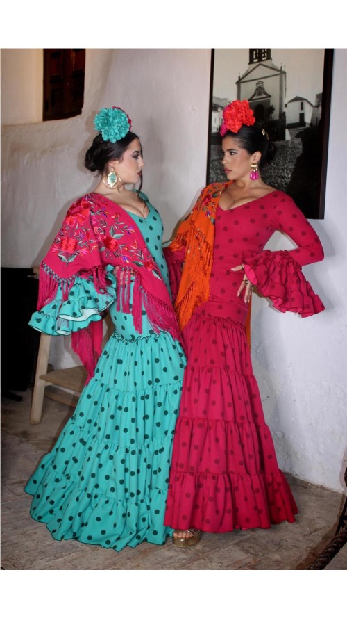 VESTIDO DE FLAMENCA SARAY BUGANVILLA