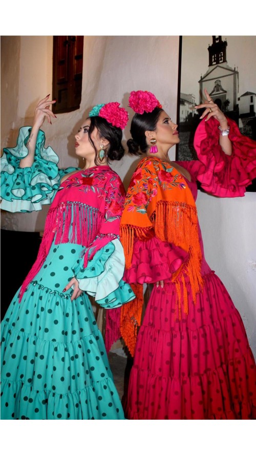 VESTIDO DE FLAMENCA SARAY BUGANVILLA
