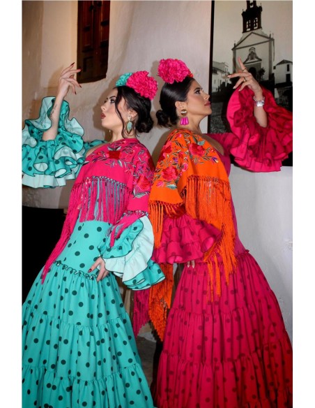 VESTIDO DE FLAMENCA SARAY BUGANVILLA