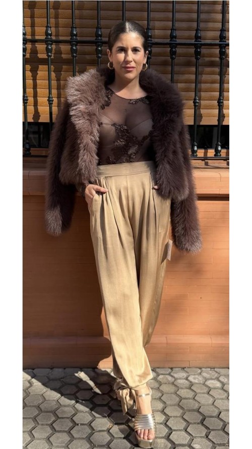 PANTALON MENORCA BEIG