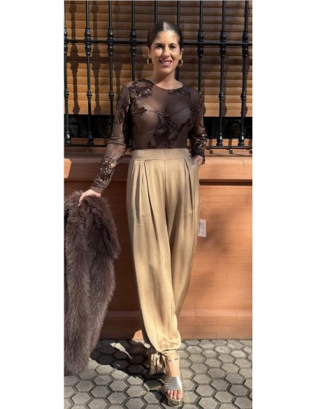 PANTALON MENORCA BEIG