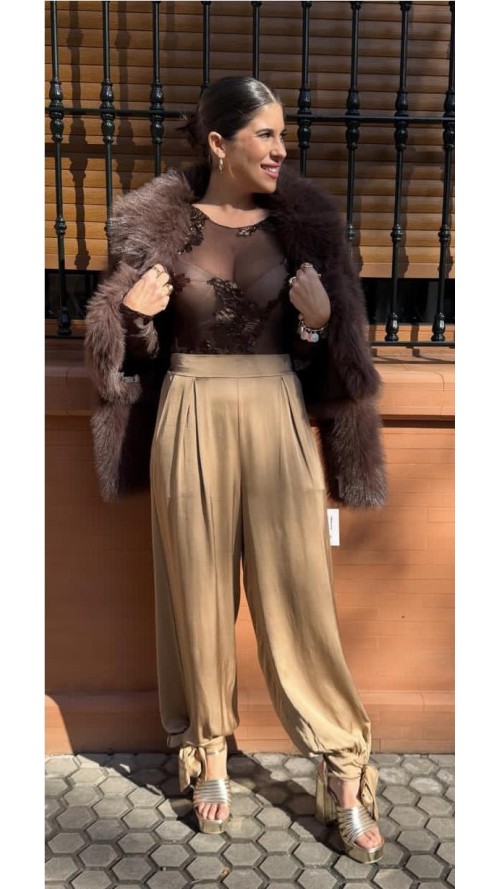 PANTALON MENORCA BEIG