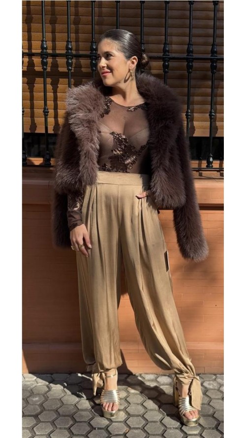 PANTALON MENORCA BEIG