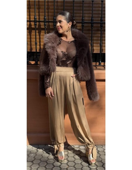 PANTALON MENORCA BEIG