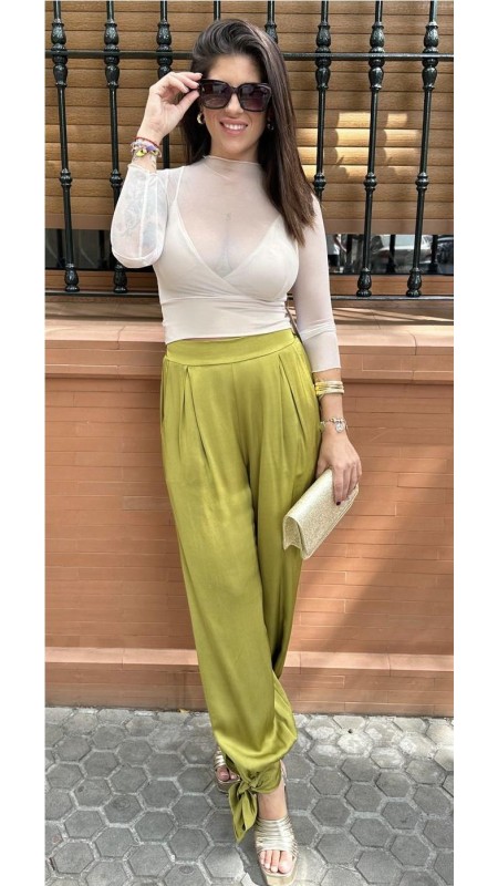 PANTALON MENORCA VERDE LIMA