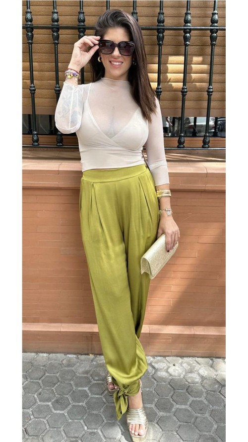 PANTALON MENORCA VERDE LIMA