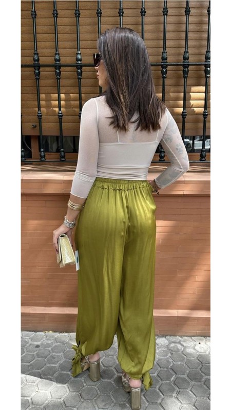 PANTALON MENORCA VERDE LIMA 2
