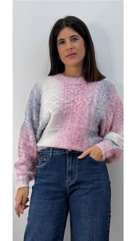 JERSEY ARCO IRIS MALVA