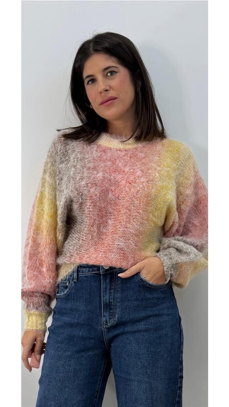 JERSEY ARCO IRIS MARRON