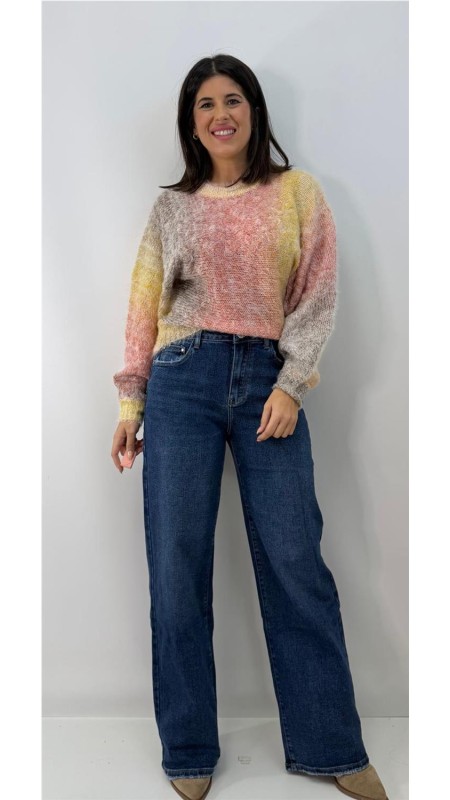 JERSEY ARCO IRIS MARRON 2