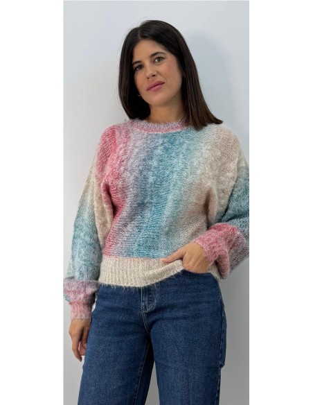 JERSEY ARCO IRIS VERDE