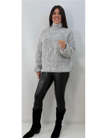 JERSEY LANA MARSA GRIS