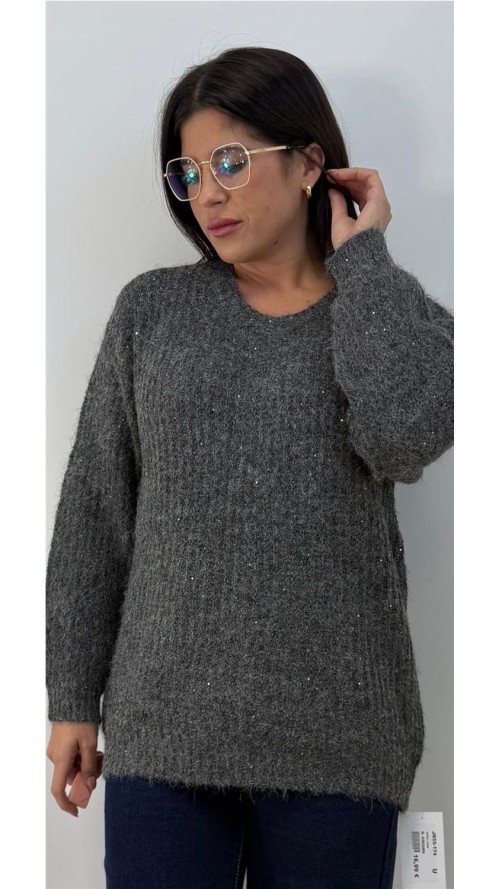 JERSEY LEIRE GRIS OSCURO
