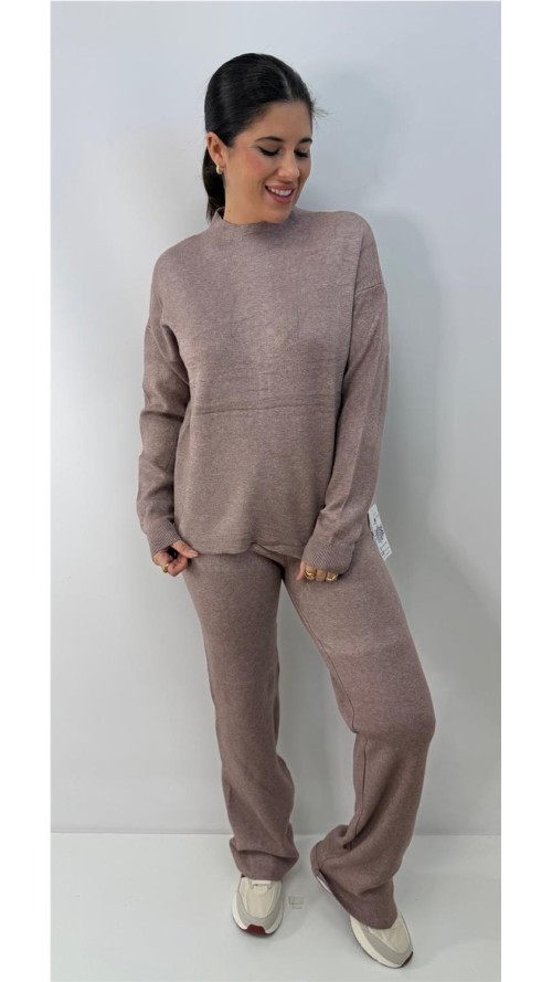 CONJUNTO ALICIA MARRON