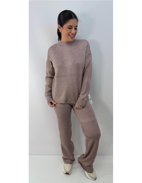 CONJUNTO ALICIA MARRON