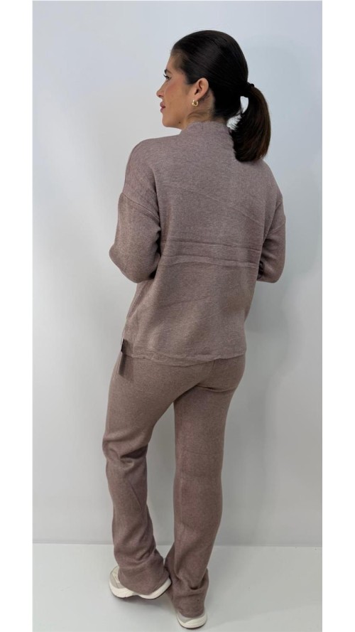 CONJUNTO ALICIA MARRON