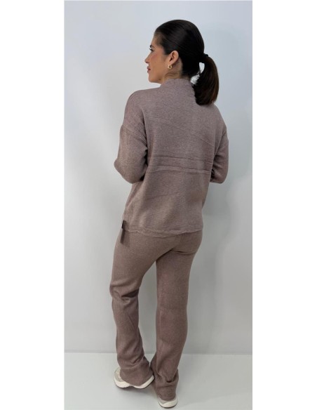 CONJUNTO ALICIA MARRON