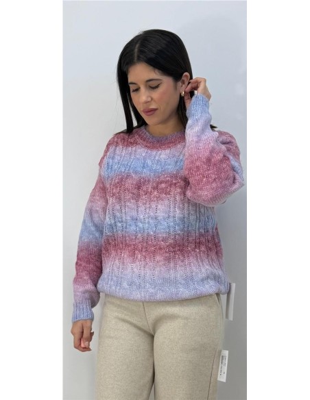 JERSEY NUEVO ARCO IRIS MALVA