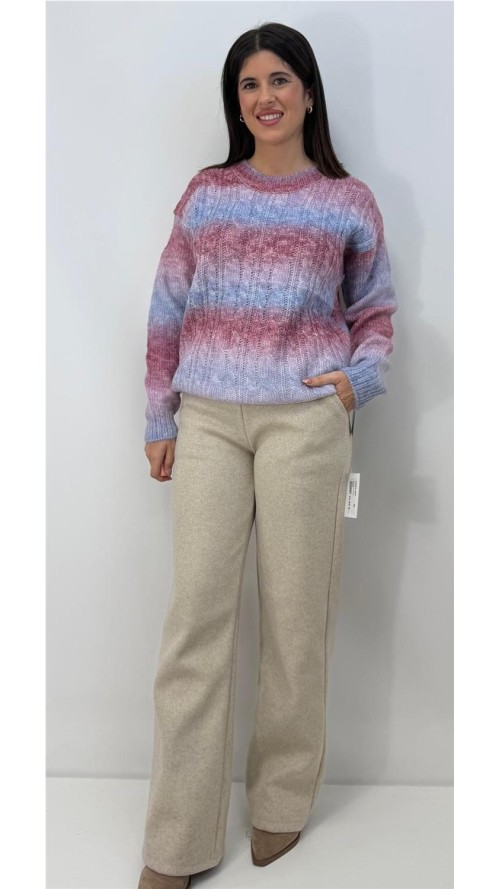 JERSEY NUEVO ARCO IRIS MALVA