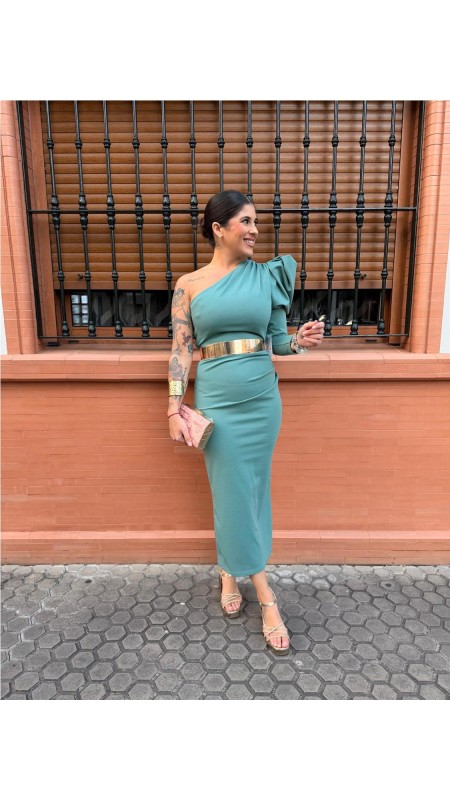 VESTIDO NUBE VERDE JABONOSO