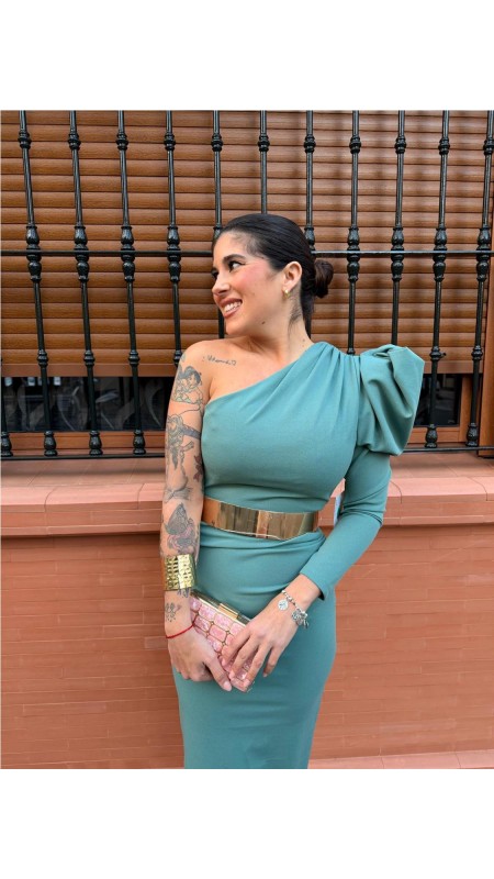 VESTIDO NUBE VERDE JABONOSO 2