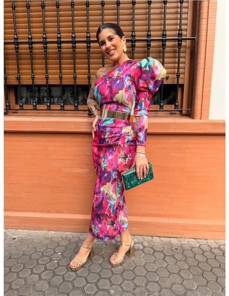 VESTIDO NUBE ESTAMPADO BUGANVILLA