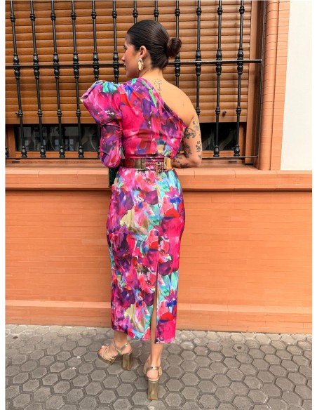 VESTIDO NUBE ESTAMPADO BUGANVILLA