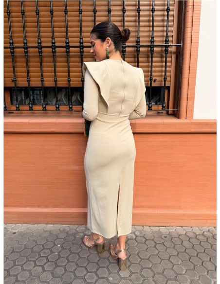 VESTIDO EDURNE BEIG
