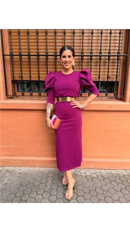 VESTIDO ROSALI BUGANVILLA