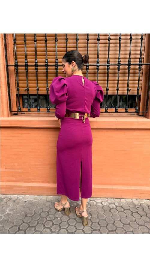 VESTIDO ROSALI BUGANVILLA