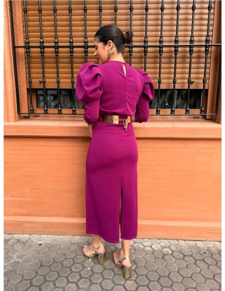 VESTIDO ROSALI BUGANVILLA