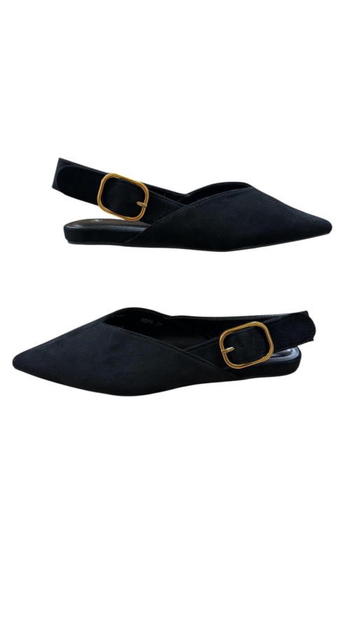 ZUECOPLANO HEBILLA NEGRO