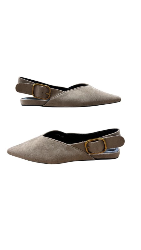 ZUECOPLANO HEBILLA TAUPE 2